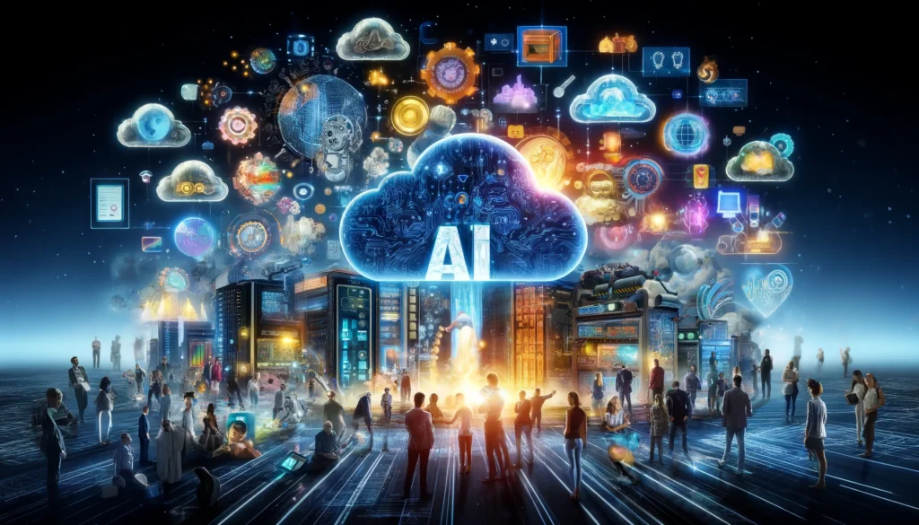 ai advancements with cloud computing and big data, supporting applications like real-time language translation, personalized shopping, and predictive analytics - ai's evolution