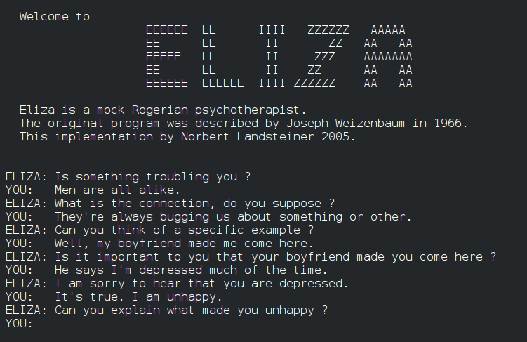 ai virtual agents: eliza